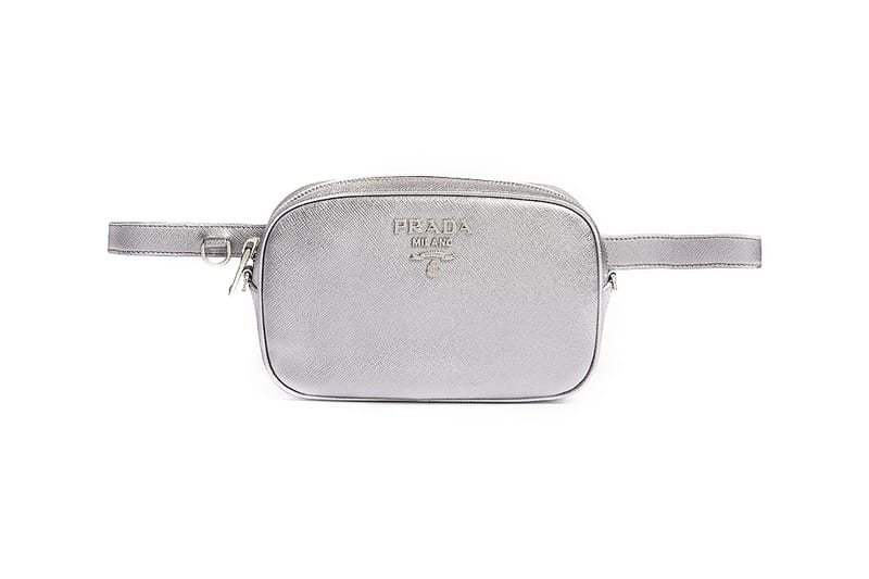 Prada Releases Metallic Silver Logo Bumbag | Hypebae Prada Releases Metallic Silver Logo Bumbag | Hypebae