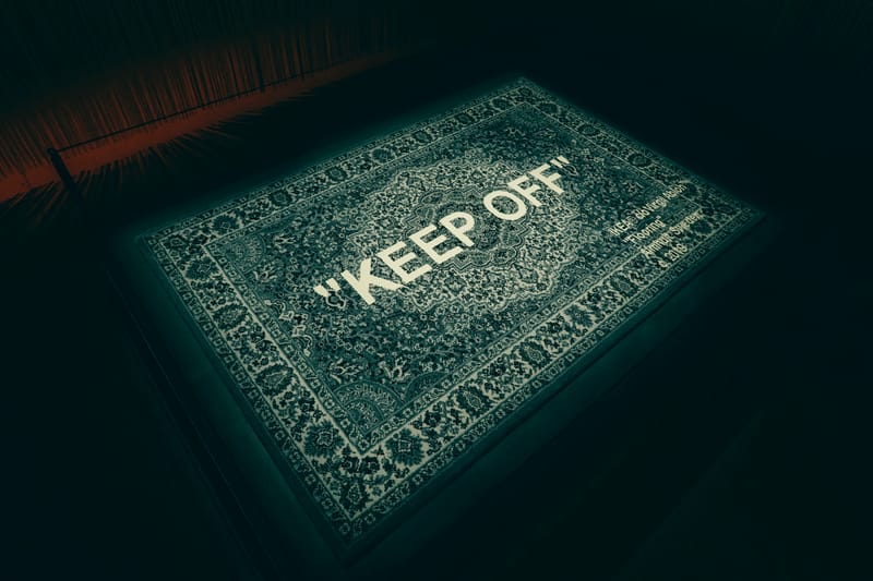 ikea ヴァージル off-white ラグ　still loading Virgil Abloh x IKEA 