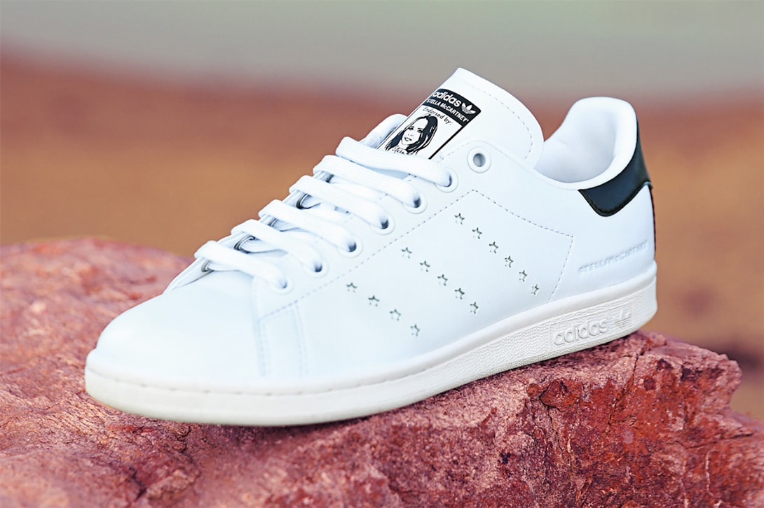 stella mccartney white x adidas stan smith sneakers