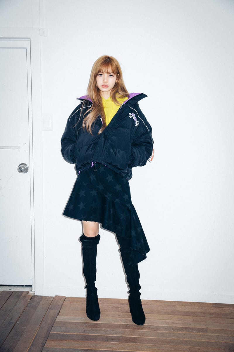 BLACKPINK　LISA着用モデル　NONAGONフーディー BLACKPINK Lisa Fronts NONAGON x X-Girl Campaign | Hypebae
