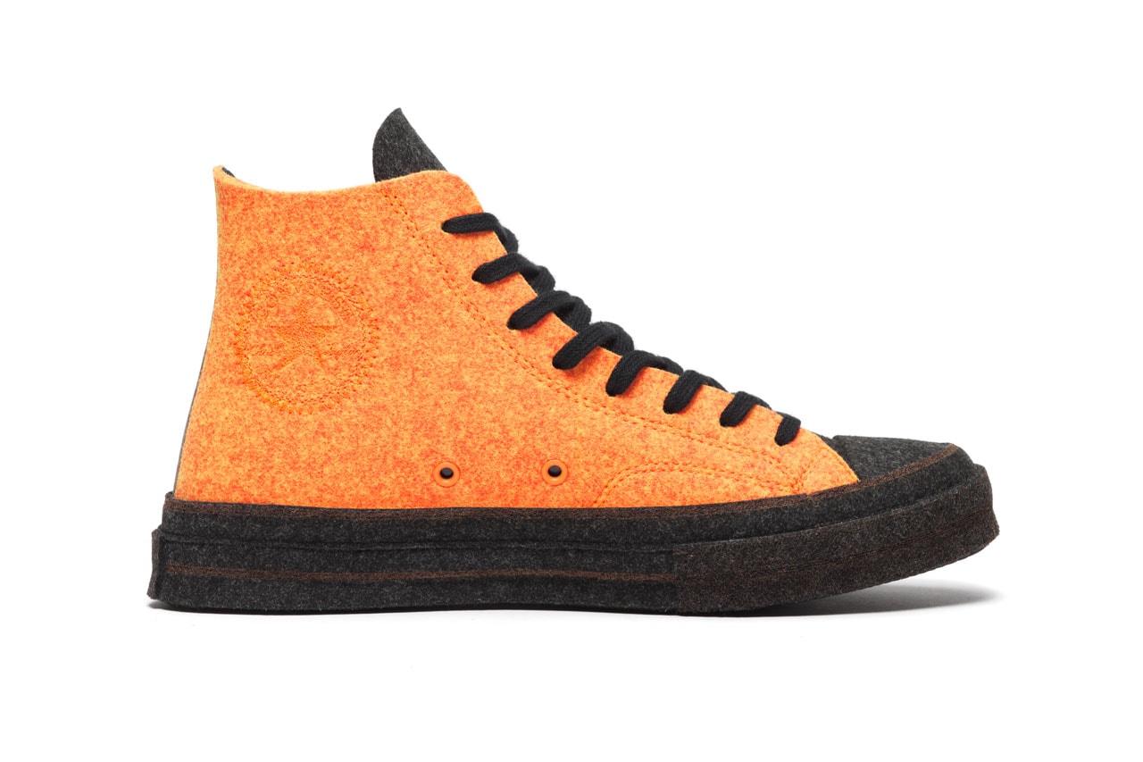 converse x jw anderson felt chuck taylor 70's hi