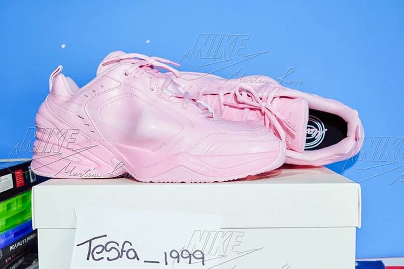 Martine Rose x Nike Air Monarch Millennial Pink | Hypebae
