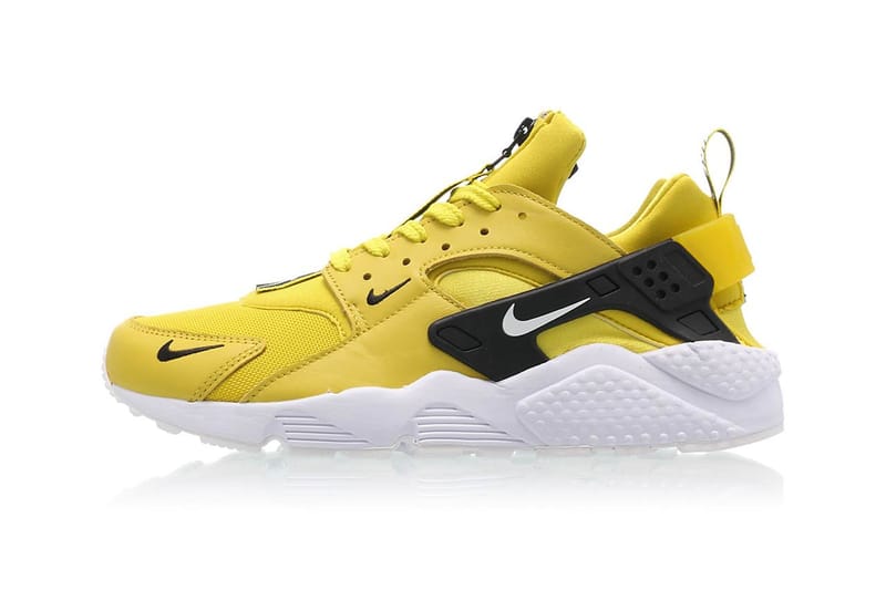 Nike's Air Huarache Run Premium Zip in Yellow | Hypebae