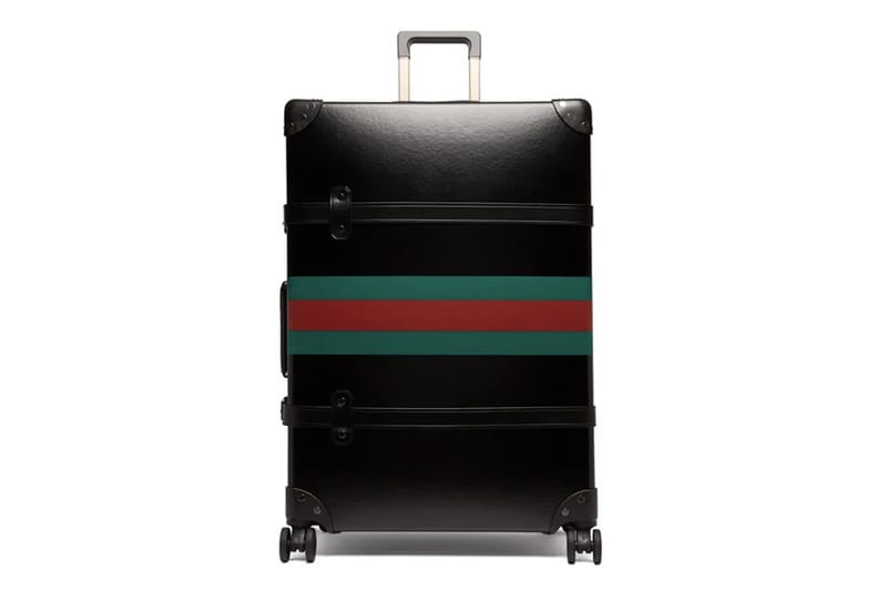 Gucci x Globe-Trotter Black Leather Suitcase | Hypebae