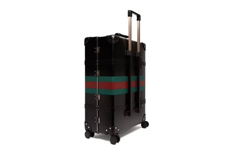 Gucci x Globe-Trotter Black Leather Suitcase | Hypebae
