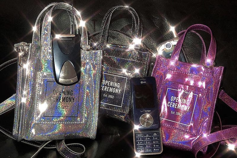 Opening Ceremony Mini Glitter Tote Bag | Hypebae