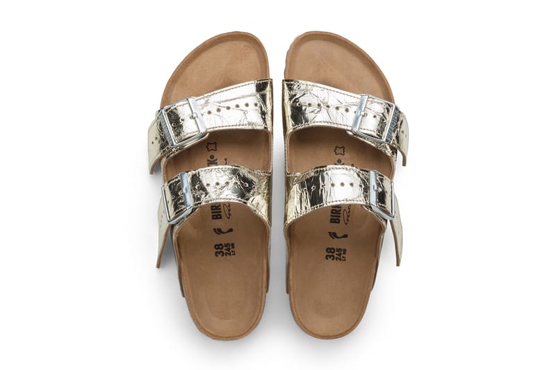 Rick owens 2025 birkenstock silver