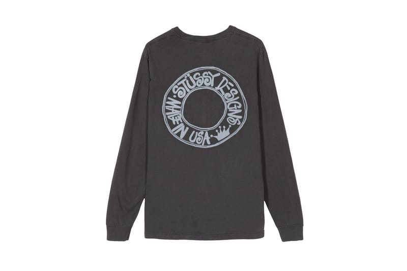 STÜSSY - WAVE JERSEY CREW Stussy Wave Jersey Crew Bone Men's - FW24 - US