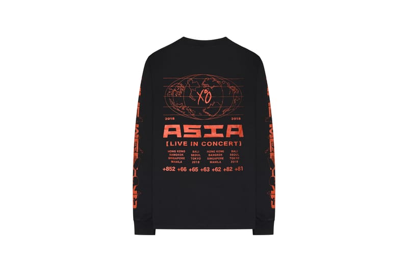 The Weeknd Releases Exclusive Asia Tour Merch | Hypebae