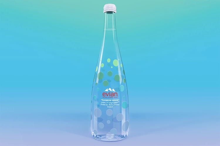 Virgil Abloh & Evian Release 75cl Water Bottle | Hypebae