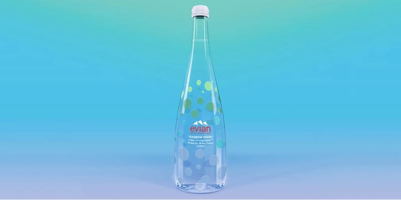 Virgil Abloh & Evian Release 75cl Water Bottle | Hypebae