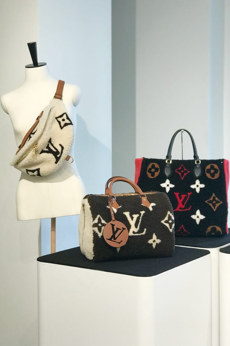Louis Vuitton FW19 Teddy Fleece Handbags | Hypebae