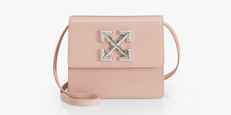 Off-White™ Jitney Pastel Pink Leather Bag | Hypebae