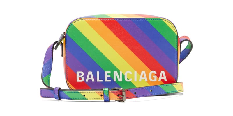 Balenciaga Ville XS Rainbow Stripe Bag For Pride | Hypebae