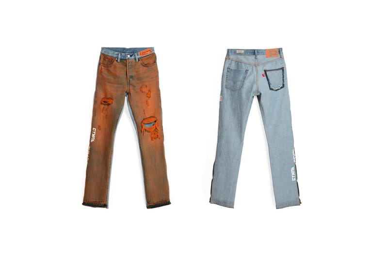 Heron preston hot sale levis