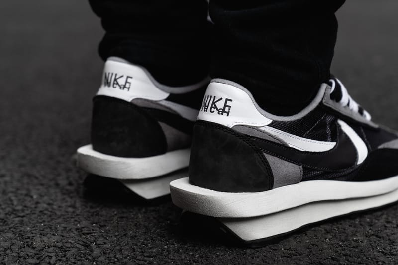 sacai x Nike LDWaffle Daybreak On Foot Look | Hypebae