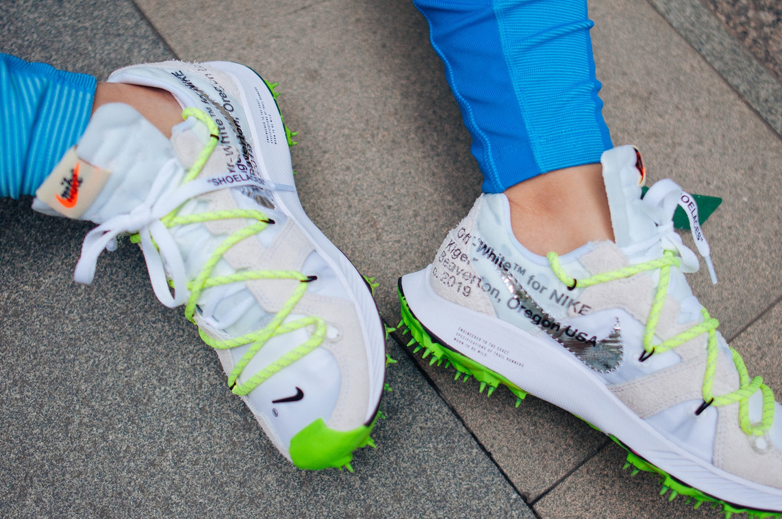 OffWhite Nike Zoom Terra Kiger 5 Sneaker Unboxing HYPEBAE