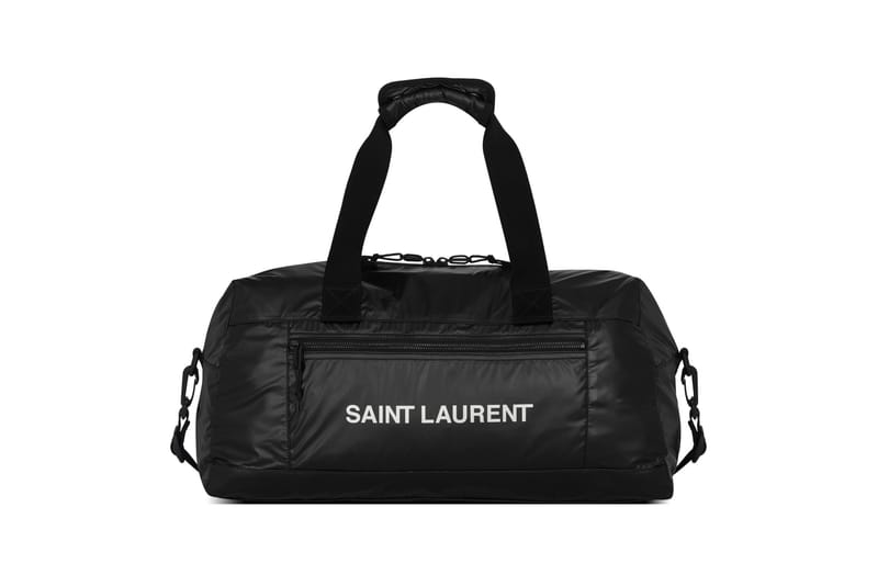 SAINT LAURENT ロゴプリント ボストンバッグ ヌックス Saint Laurent Releases Logo Nuxx Duffle Bag | Hypebae