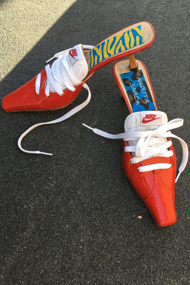 Ancuta Sarca Nike Sneakers Kitten Heel Designer | Hypebae