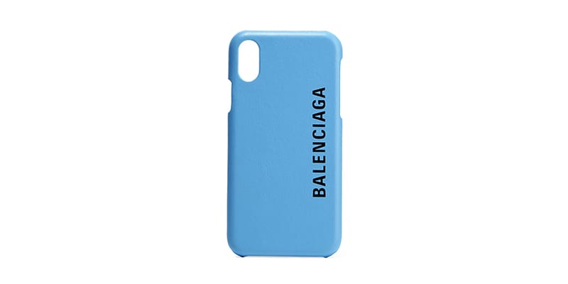 Balenciaga's Light Blue Leather iPhone X Case | Hypebae