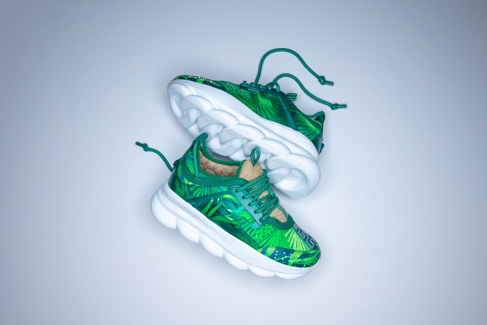 versace chain reaction neon green