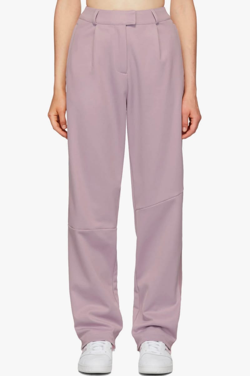 adidas DANIELLE CATHARI テーラードジャケット 薄紫 ADIDAS ORIGINALS BY DANIELLE CATHARI - LONG COTTON BLAZER WITH