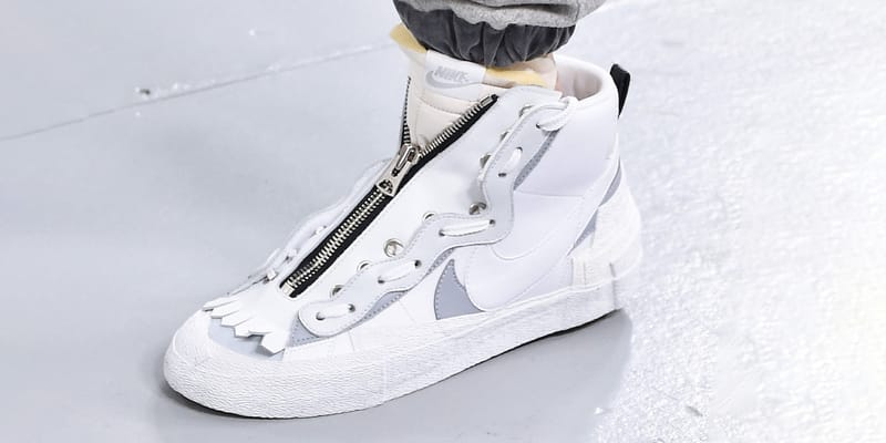靴 Nike Blazer sacai Nike x sacai x KAWS Blazer Low 'Reed' DM7901-200