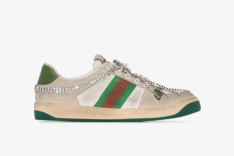 Gucci sale diamond trainers