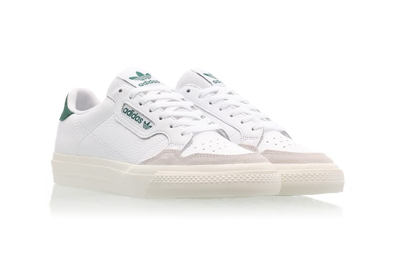 adidas Originals Continental Vulc White Green | Hypebae