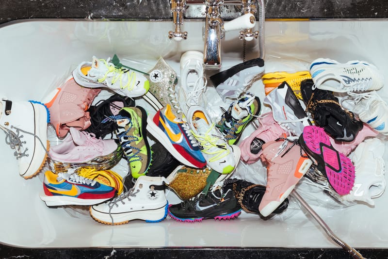 sacai x Nike Releasing Fur Tongue Accessories | Hypebae