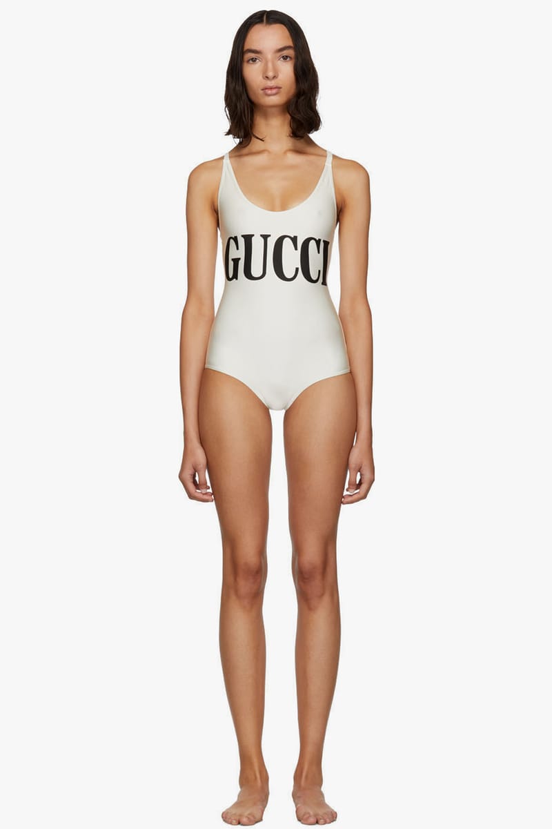 レディース GUCCI ロゴ入り ワンピース水着 M〜L
