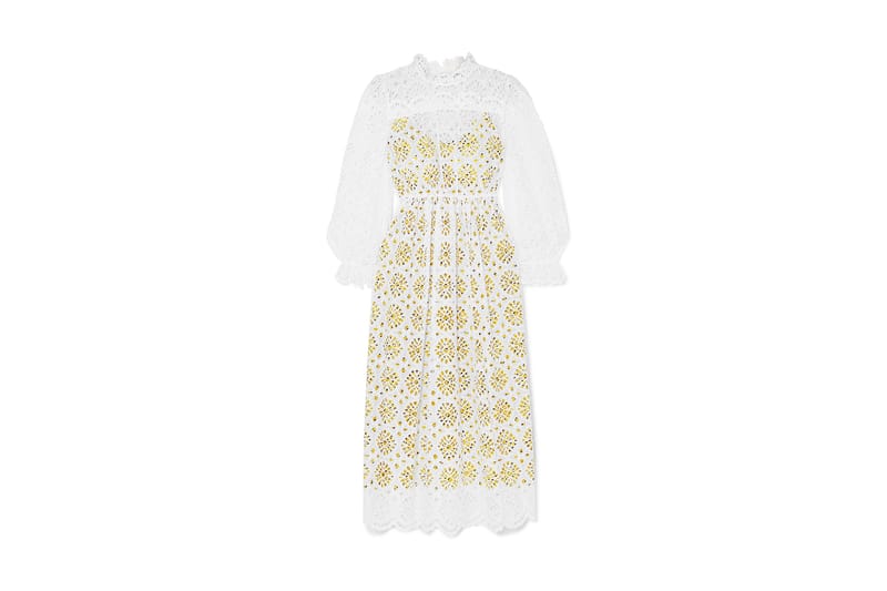 Dvf leandra clearance eyelet dress