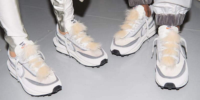 sacai x Nike Releasing Fur Tongue Accessories | Hypebae