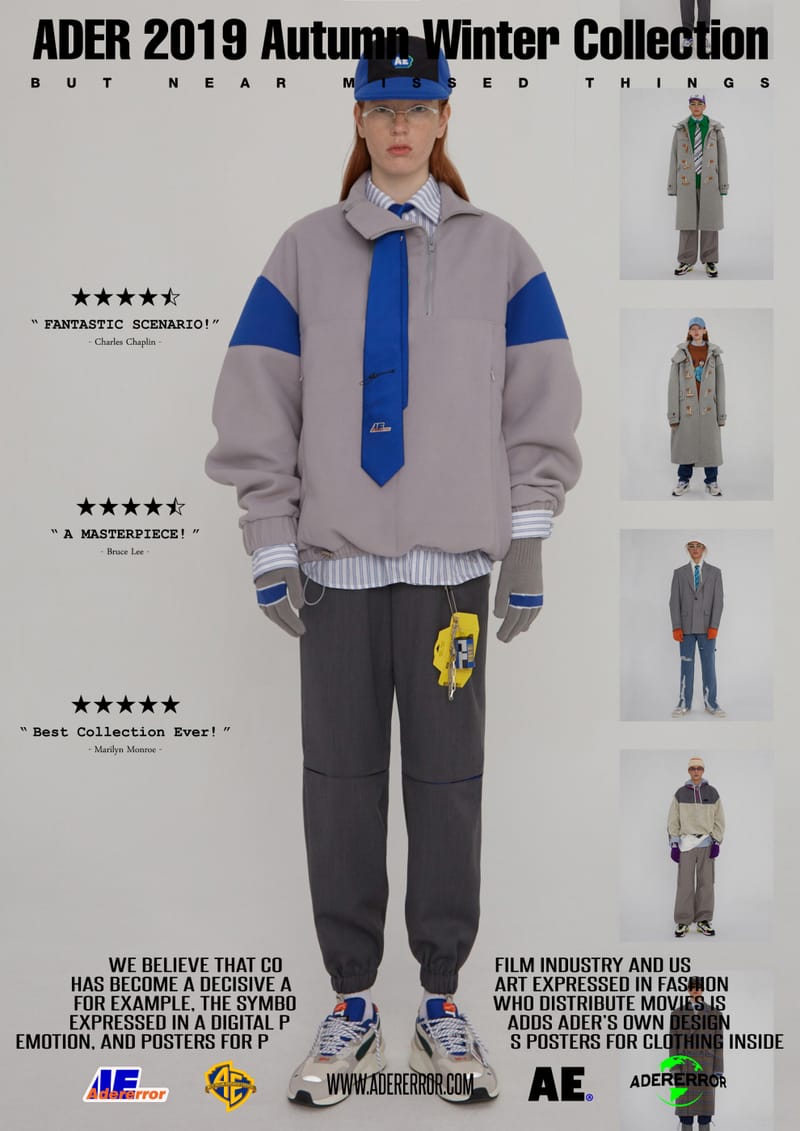 ADER error Reveals Film-Inspired FW19 Lookbook | Hypebae