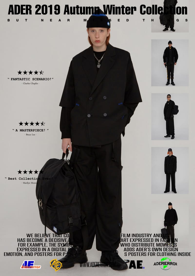 ADER error Reveals Film-Inspired FW19 Lookbook | Hypebae