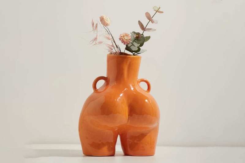 | Vase Rose Handles Love Kermiche Anissa 花瓶 KERMICHE ANISSA Saks Avenue Fifth 花瓶・フラワースタンド