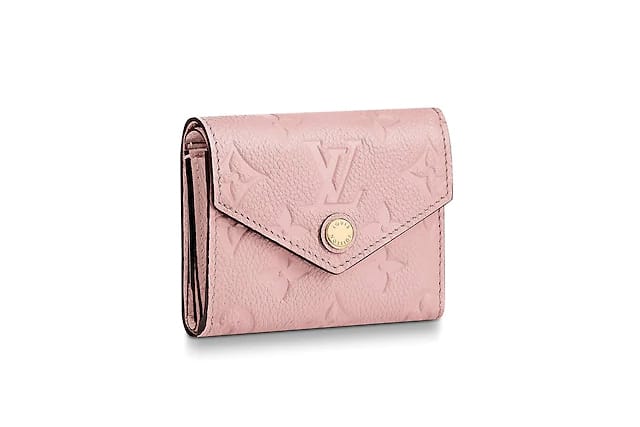 Lv best sale pink wallet