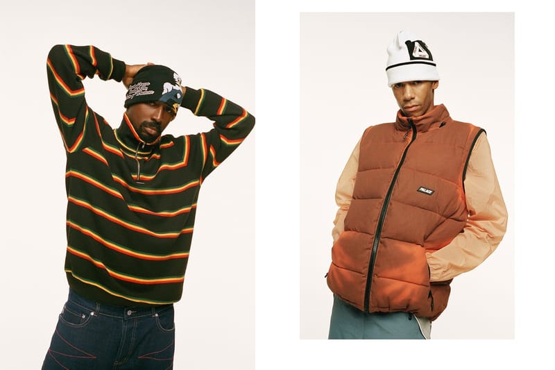 Palace skateboards ポロシャツ　ワッフルセーター PATCHWORK ZIP KNIT | PALACE SKATEBOARDS