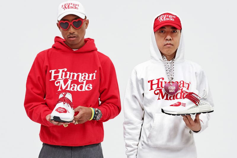 新品HUMAN MADEデニムキャップハートロゴ NIGO Pharrell着用 Pharrell & NIGO's HUMAN MADE x adidas Sneakers | Hypebae