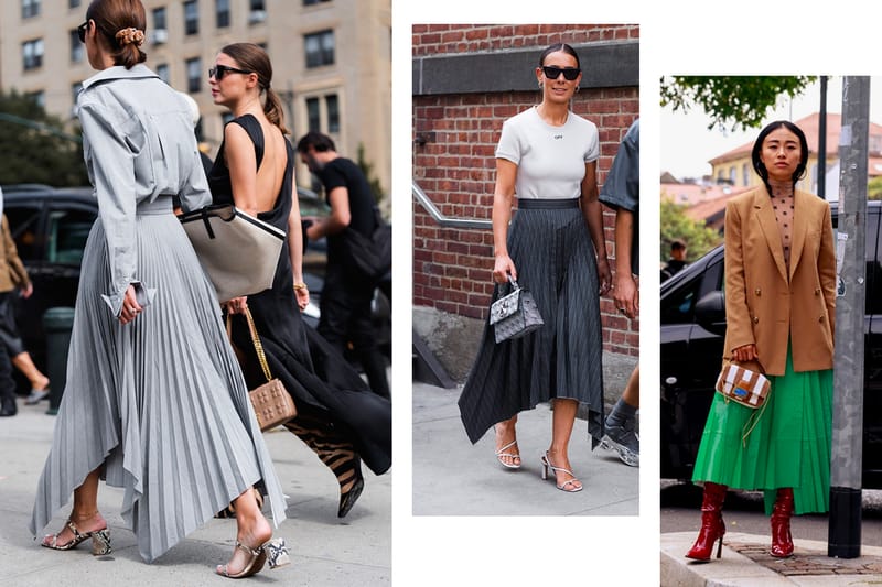 Pleated skirt 2025 trend 2019