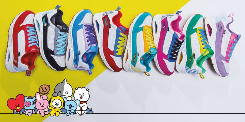 BT21のスニーカー NWB Sketchers X BT21 Limited Edition Sneakers MANG Womens Size 5