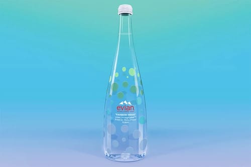Virgil Abloh x Evian Glass Water Bottle Release | Hypebae