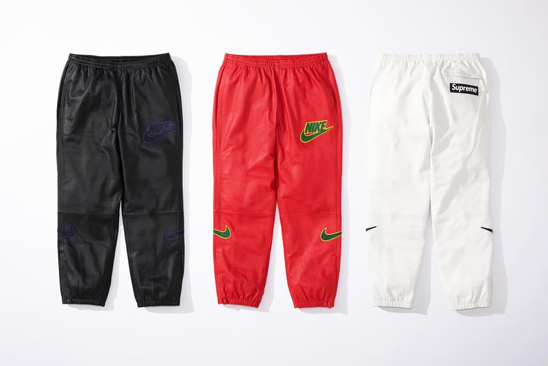 希少　Supreme/Nike Leather Warm Up Pant Supreme Nike Leather Warm Up Pant BlackSupreme Nike Leather Warm