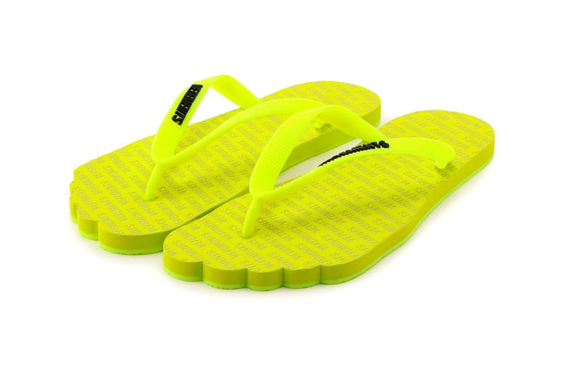 Vetements Neon Toe-Shaped Flip-Flop Sandals | Hypebae