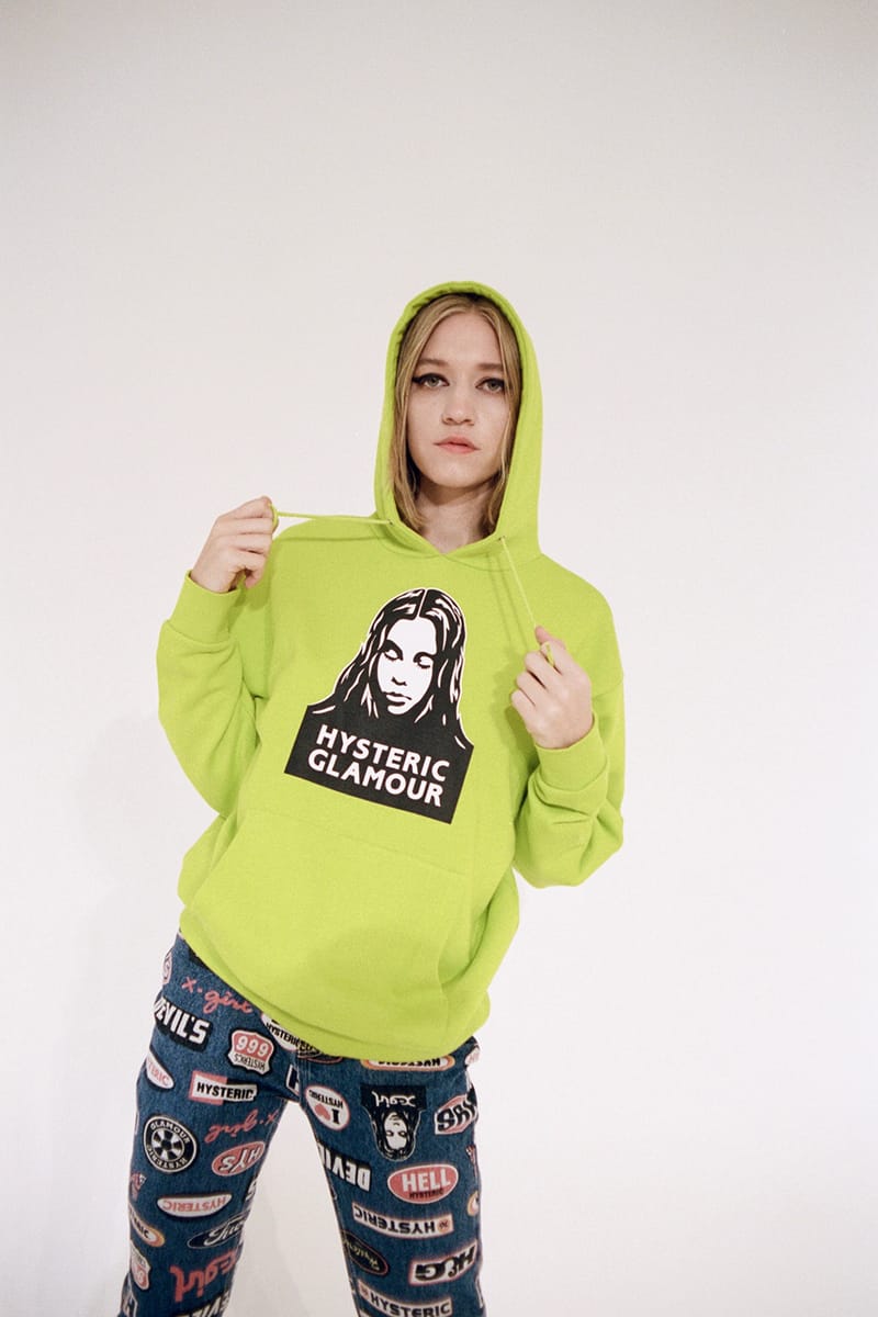 X-girl × HYSTERIC GLAMOUR HOODIE Hysteric Glamour x X-Girl Collection Release | Hypebae