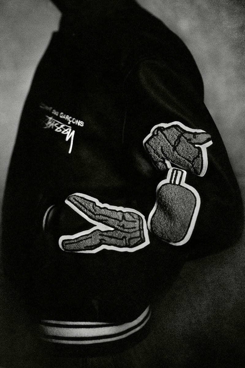 COMME des GARÇONS Stussy Release Varsity Jacket | Hypebae