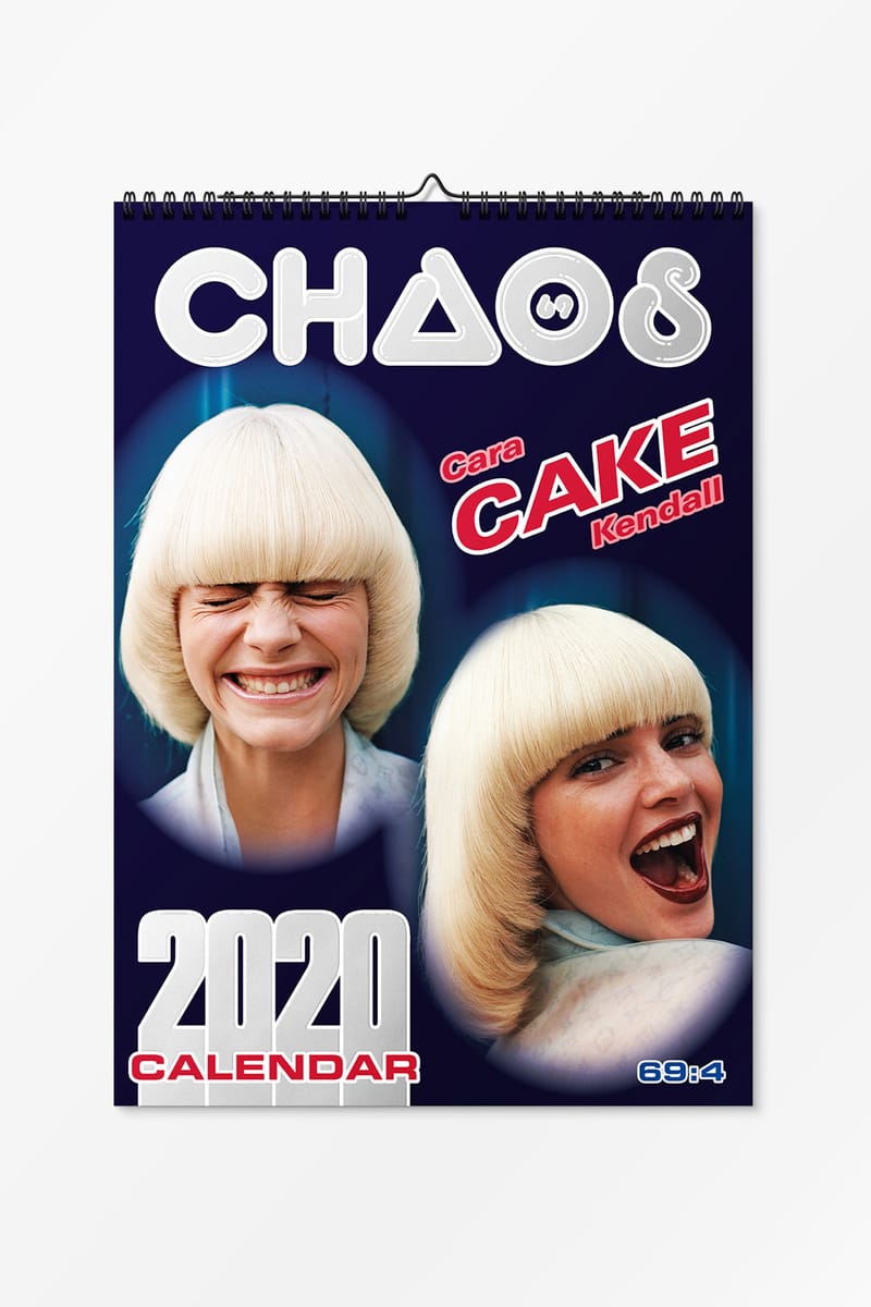 アート・デザイン・音楽 Chaos SixtyNine Issue1 Cara Delevingne Chaos SixtyNine 2020 Calendar with Kendall & Cara | Hypebae
