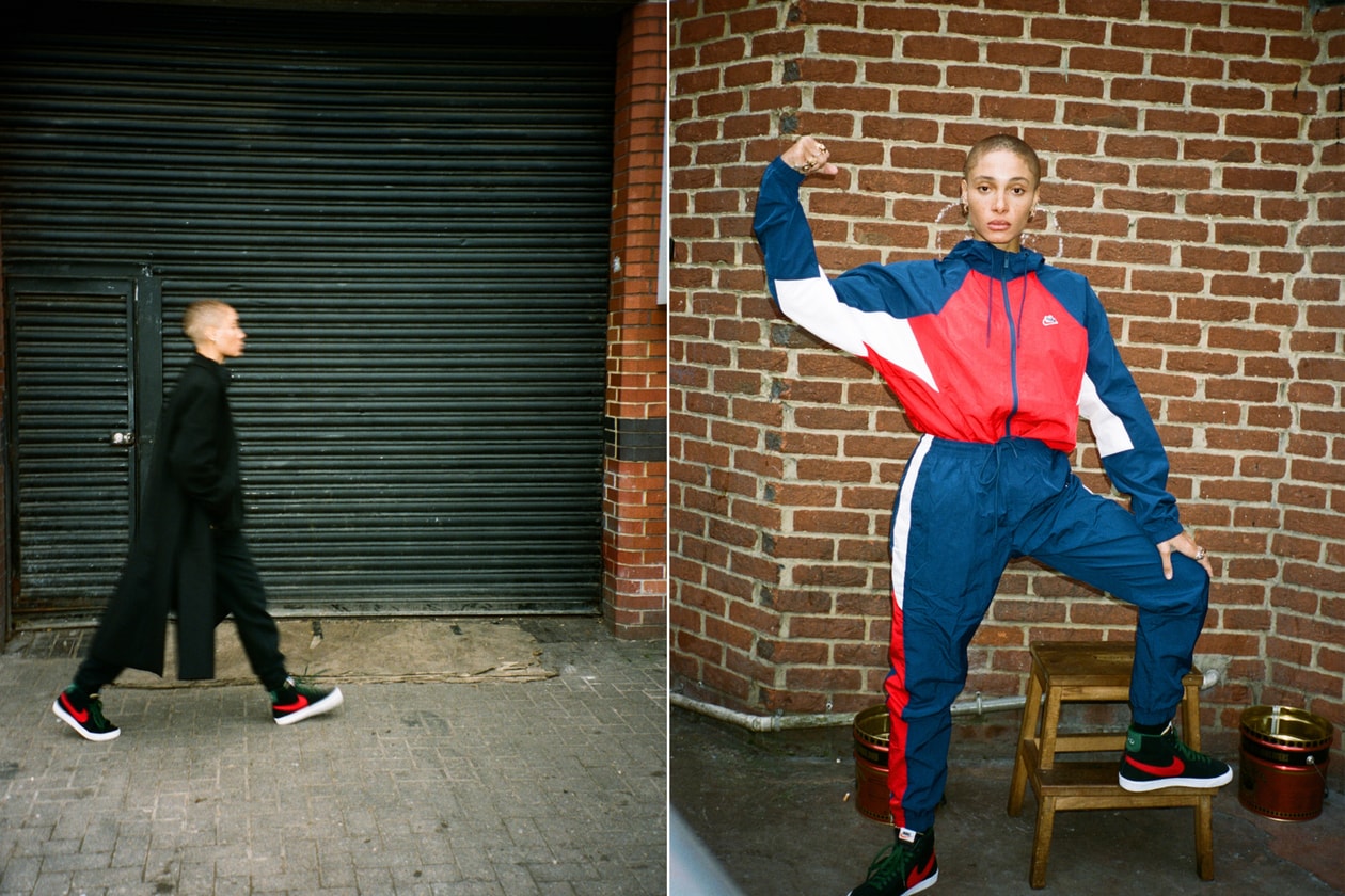 Adwoa Aboah Nike By You Blazer Sneaker Interview | Hypebae