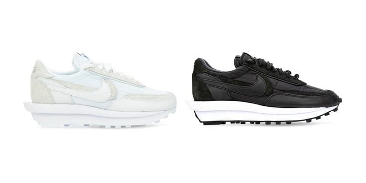 sacai x Nike LDV Waffle White Black Nylon Release | Hypebae