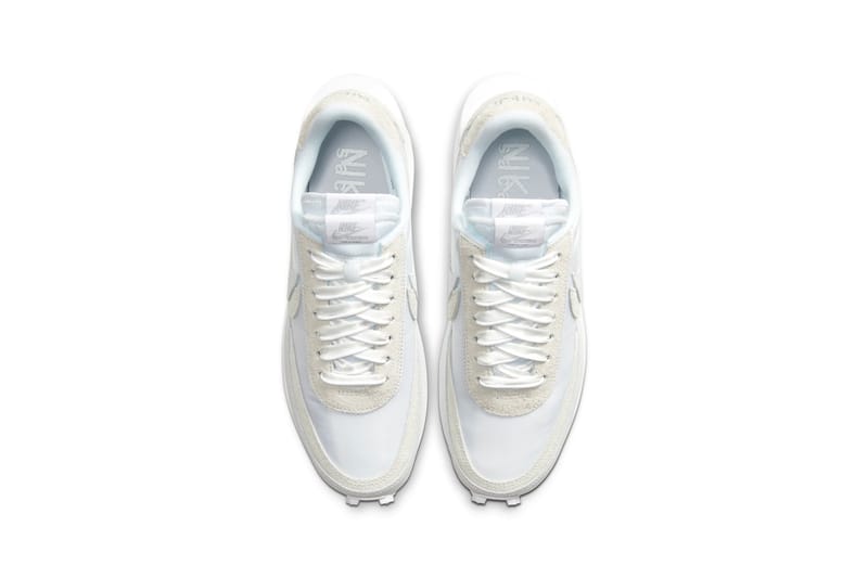 sacai x Nike LDV Waffle White Black Nylon Release | Hypebae